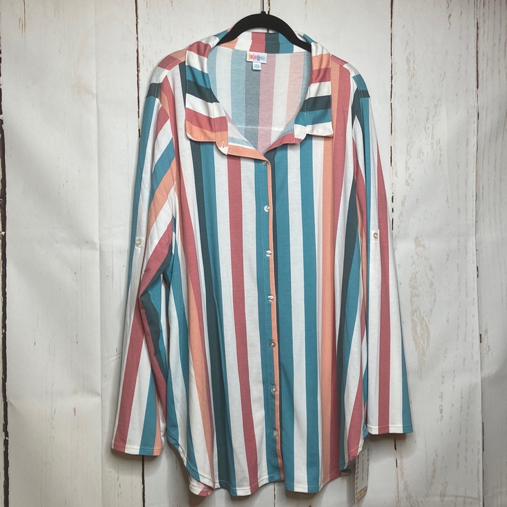 LuLaRoe Valentina Top 3XL NWT